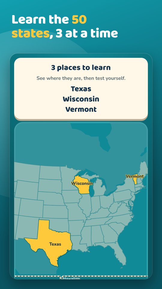 A lesson of three places on the map